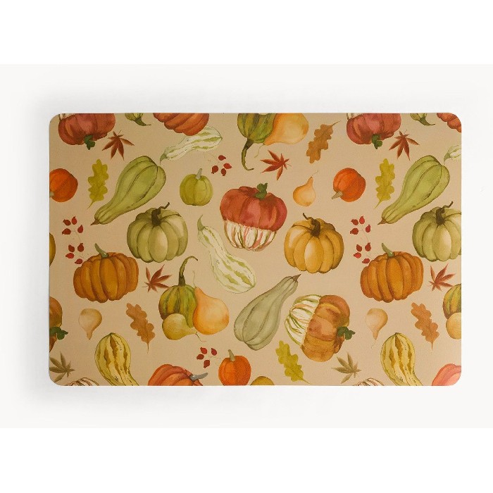 tableware/placemats-coasters-trivets/coincasa-6802602-placemat-–-plastic-with-pumpkin-print