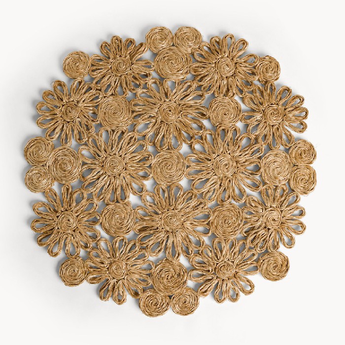 tableware/placemats-coasters-trivets/coincasa-natural-abaca-fibre-placemat