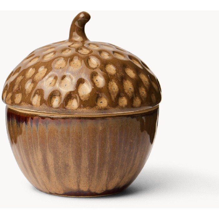 christmas/decorations/coincasa-ceramic-jar-with-acorn-motif-6803298