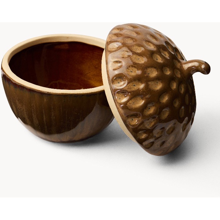 christmas/decorations/coincasa-ceramic-jar-with-acorn-motif-6803298