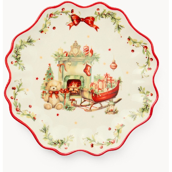 christmas/table-setups/coincasa-vintage-christmas-porcelain-bread-plate-6803369
