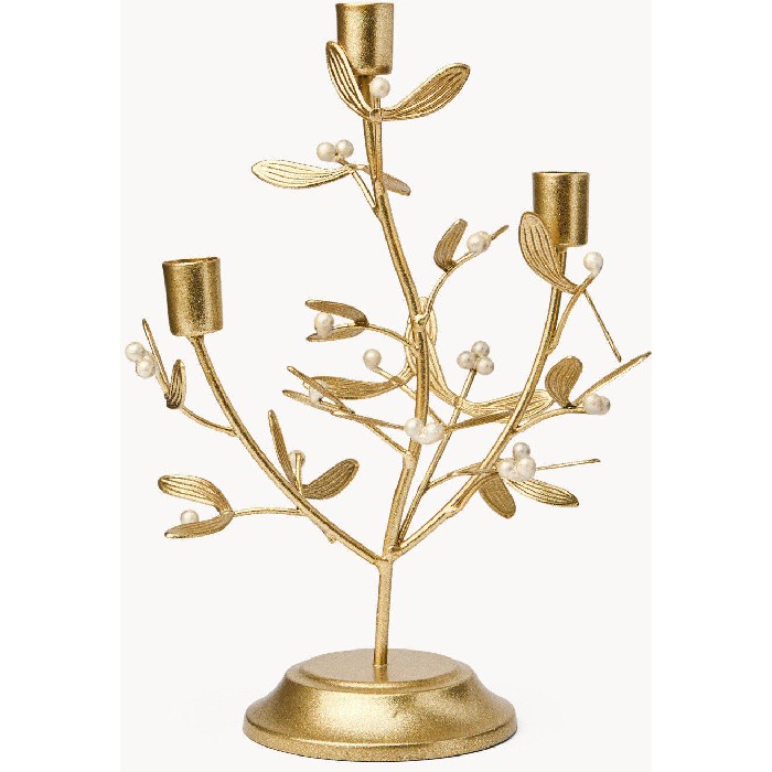 christmas/decorations/coincasa-iron-and-pearl-candle-holder-3-lights-6803589
