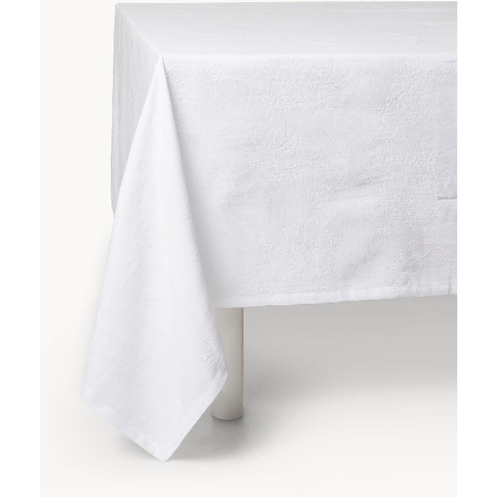 home-textiles/table-cloths-runners/coincasa-6804355-tablecloth-–-floral-jacquard-pure-cotton