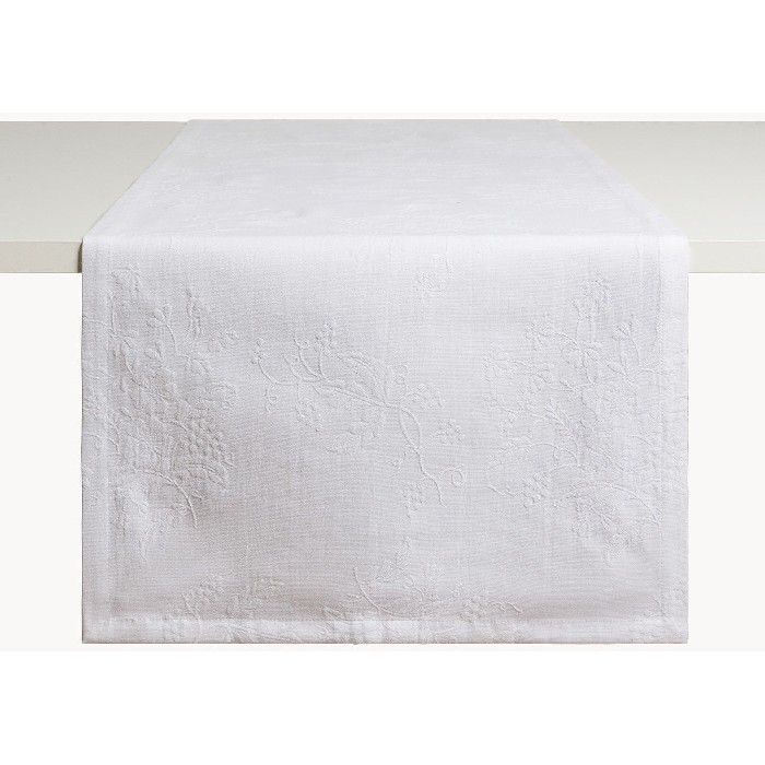 home-textiles/table-cloths-runners/coincasa-6804358-table-runner-–-floral-jacquard-pure-cotton