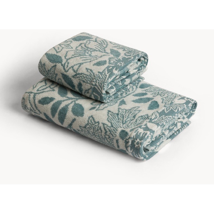 home-textiles/bath-linen-towels/coincasa-floral-patterned-cotton-velour-towel-–-6807249
