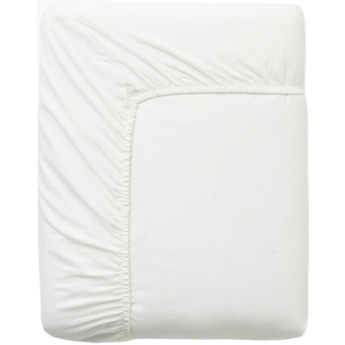 home-textiles/bed-sheets/coincasa-solid-cotton-percale-fitted-sheet-white-6809283