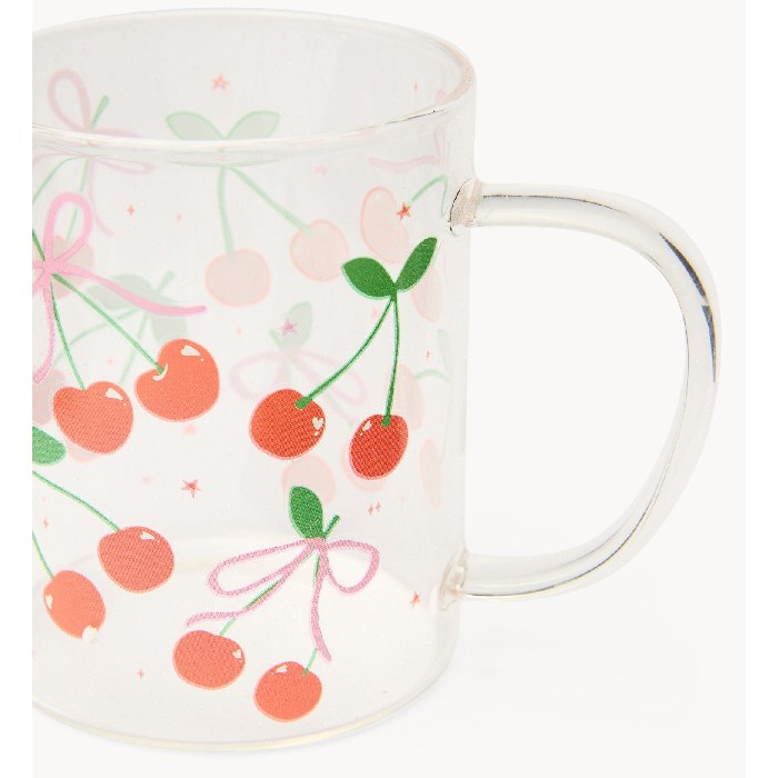 tableware/mugs-cups/coincasa-glass-mug-with-cherry-motif