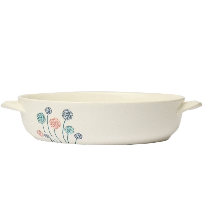kitchenware/dishes-casseroles/coincasa-new-bone-china-ladle-holder-with-floral-pattern-white