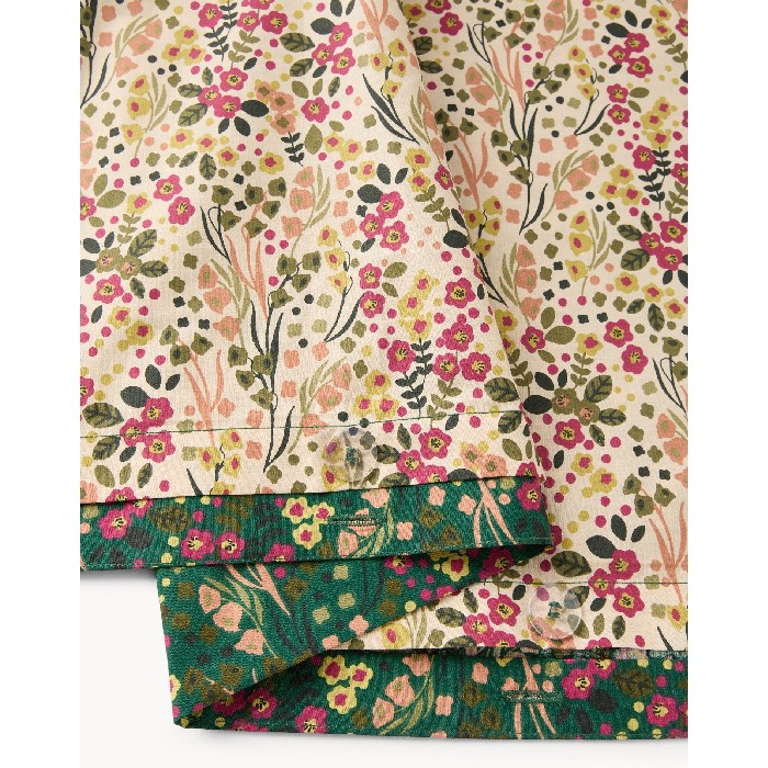 home-textiles/duvet-covers-sets/coincasa-cotton-percale-duvet-cover-set-with-flower-pattern-green-6809733