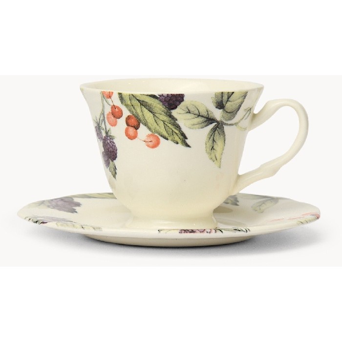 tableware/mugs-cups/coincasa-berry-motif-ceramic-teacup-white