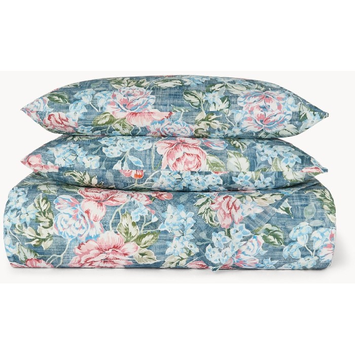 home-textiles/bed-sheets/coincasa-pure-cotton-floral-sheet-set-blue-6809823