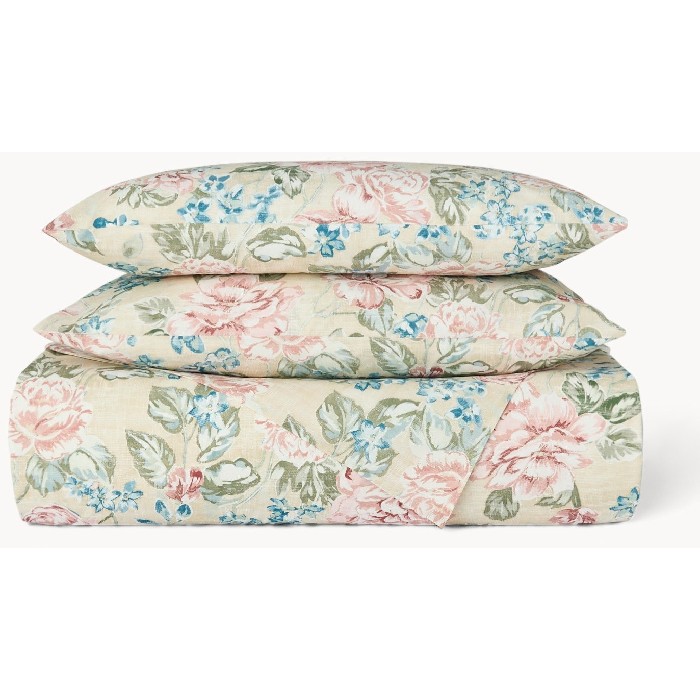 home-textiles/duvet-covers-sets/coincasa-pure-cotton-duvet-cover-set-with-floral-pattern-beige-6809824