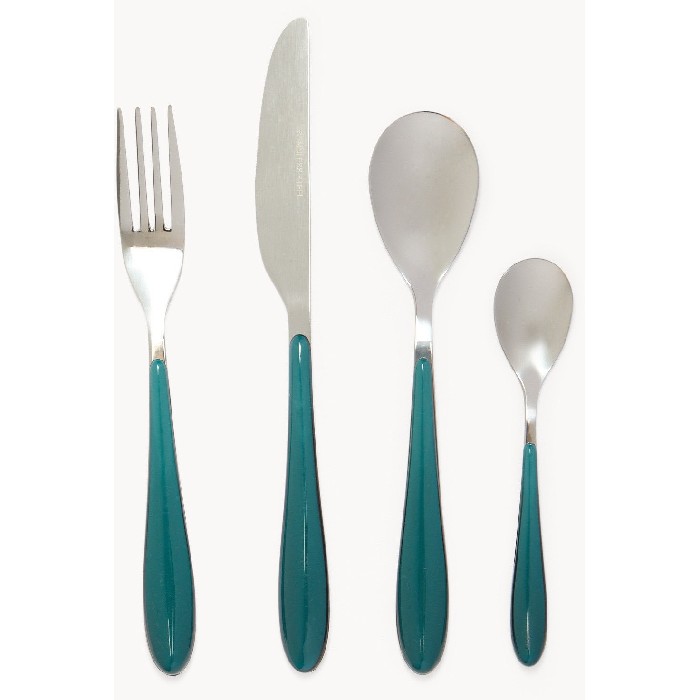 tableware/cutlery/coincasa-24-piece-stainless-steel-flatware-set-with-plastic-handles-green