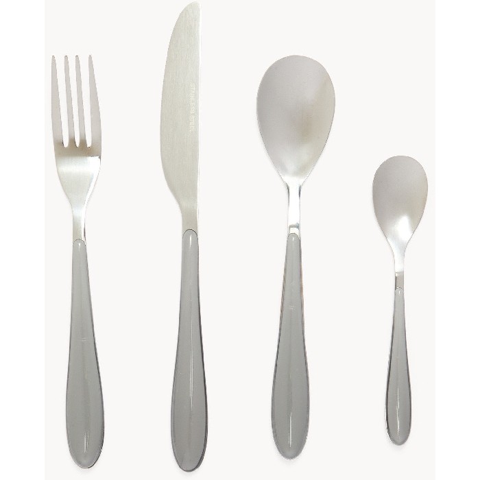 tableware/cutlery/coincasa-24-piece-stainless-steel-flatware-set-with-plastic-handles-grey