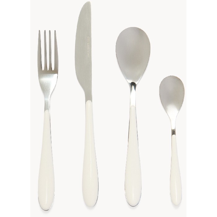 tableware/cutlery/coincasa-24-piece-stainless-steel-flatware-set-with-plastic-handles-beige
