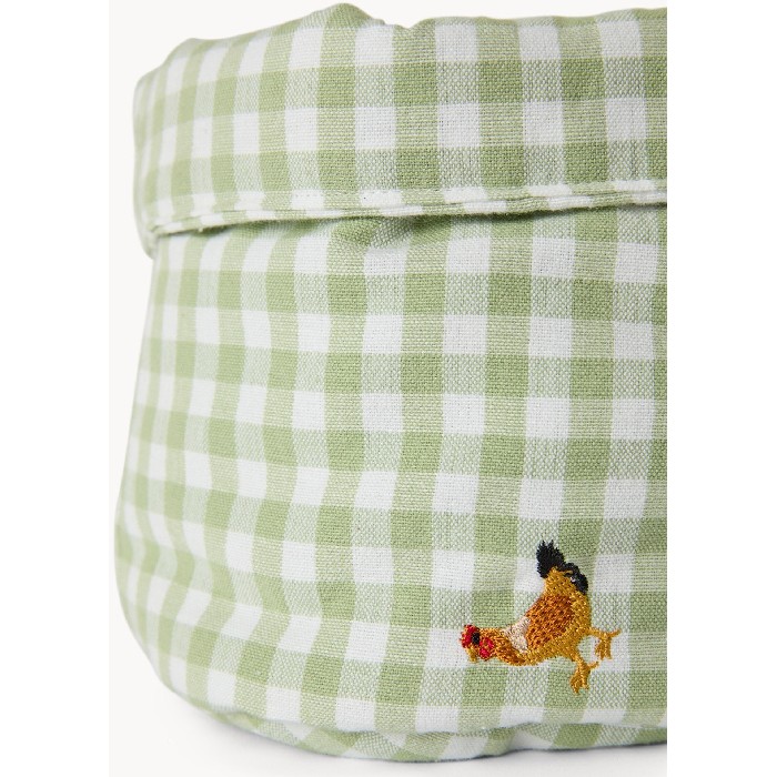 home-textiles/kitchen-textiles/coincasa-embroidered-gingham-cotton-basket-6809988