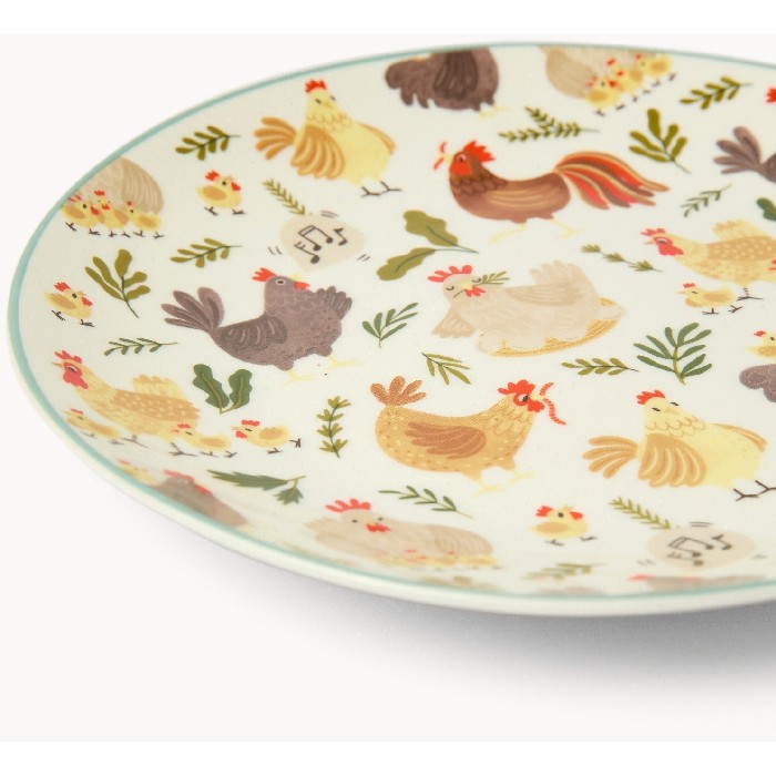 tableware/plates-bowls/coincasa-new-bone-china-fruit-plates-chicken-motif-6809994