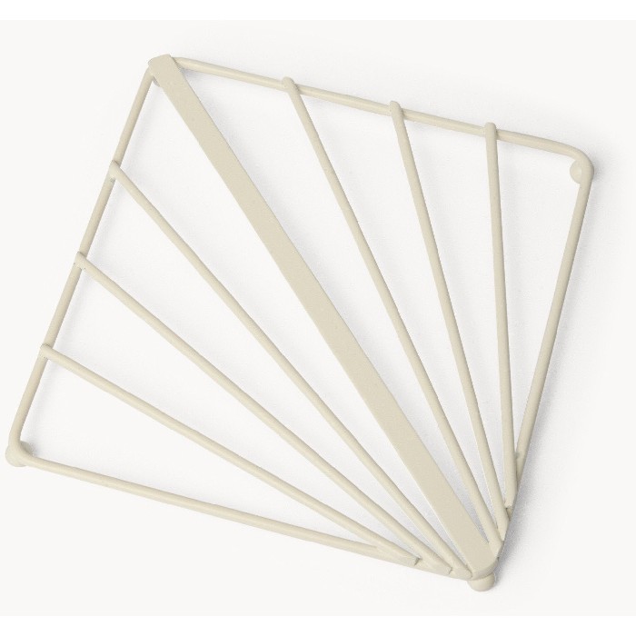 kitchenware/racks-holders-trollies/coincasa-enamelled-iron-bottle-holder-white