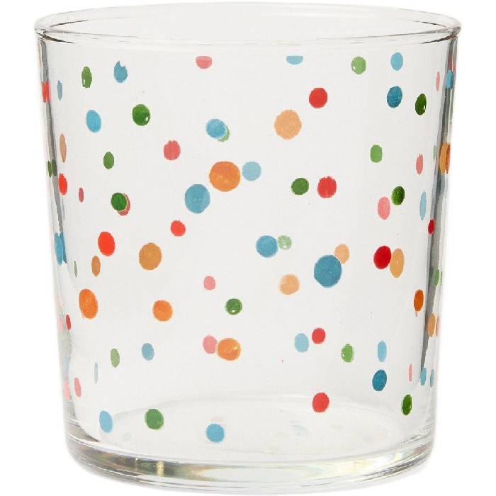 tableware/glassware/coincasa-polka-dot-glass-tumbler