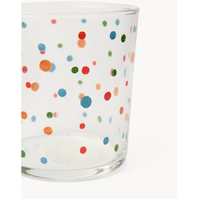 tableware/glassware/coincasa-polka-dot-glass-tumbler