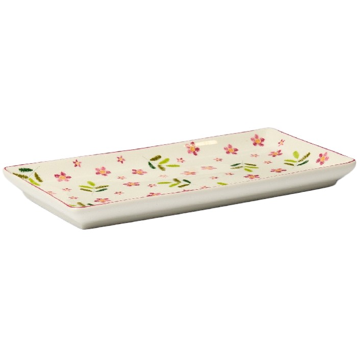 tableware/serveware/coincasa-new-bone-china-tray-with-rose-motif