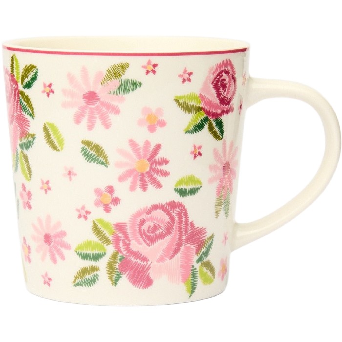 tableware/mugs-cups/coincasa-melamine-tray-with-rose-motif-6810141