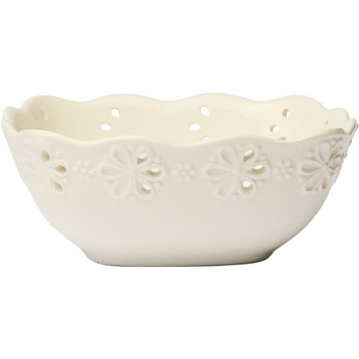 tableware/serveware/coincasa-perforated-ceramic-salad-bowl-white