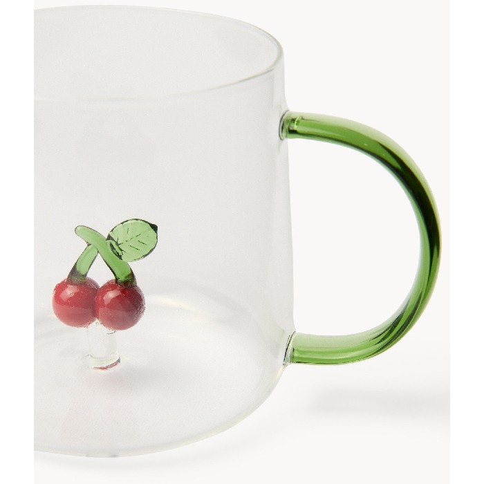 tableware/mugs-cups/coincasa-glass-breakfast-mug-with-cherry-motif
