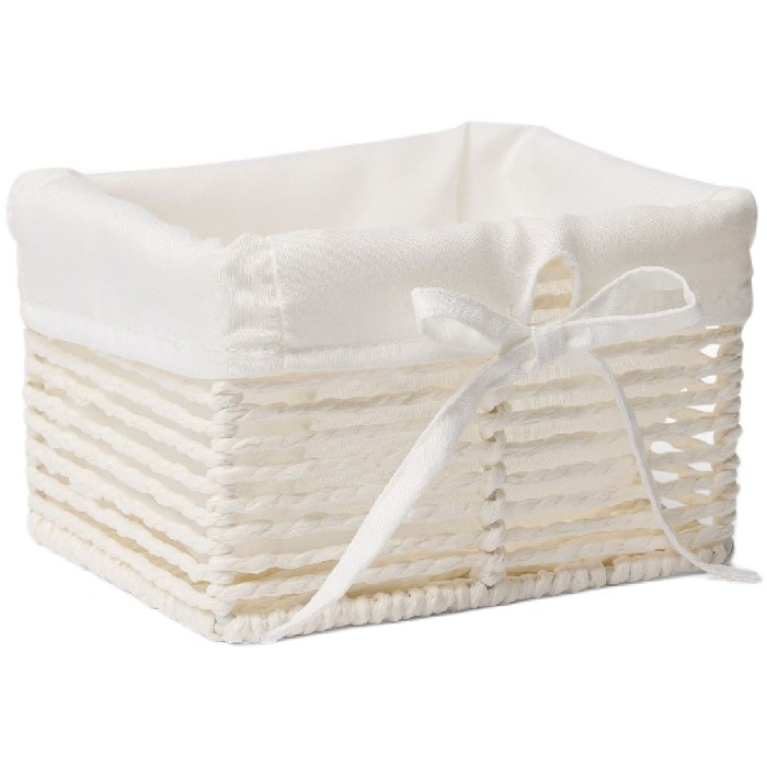 bathrooms/bathroom-storage-shelving/coincasa-woven-paper-basket-white-6810291