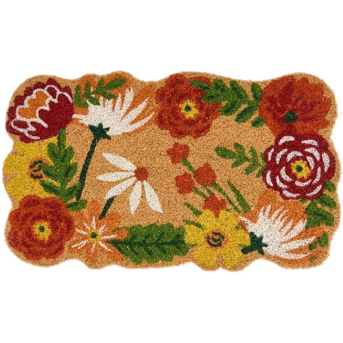 home-textiles/carpets-rugs/coincasa-coconut-doormat-with-flower-print-beige