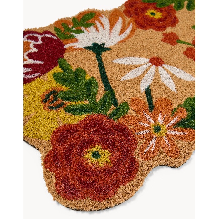 home-textiles/carpets-rugs/coincasa-coconut-doormat-with-flower-print-beige