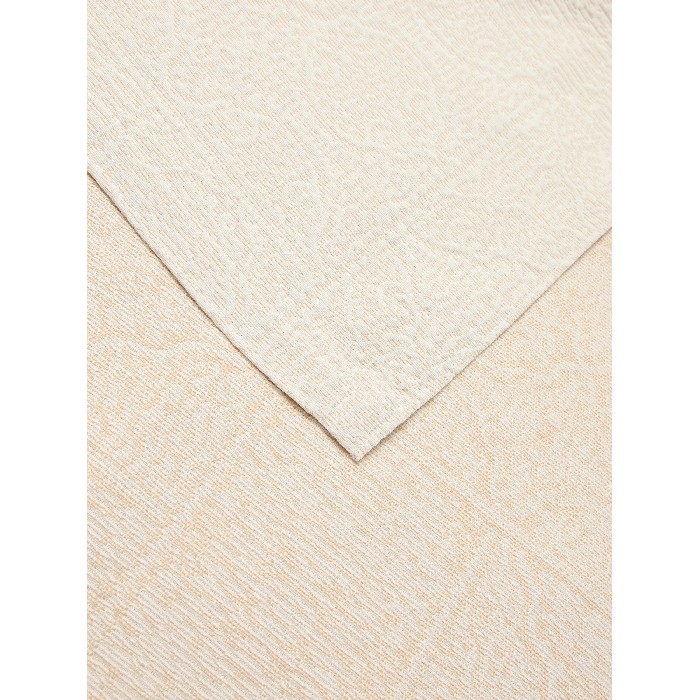 home-textiles/bedspreads-duvets-quilts/coincasa-solid-geometric-cotton-blend-bedspread-beige