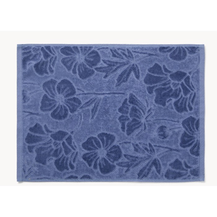 home-textiles/bath-linen-towels/coincasa-damask-patterned-towel-in-pure-cotton-velour-blue-6811429