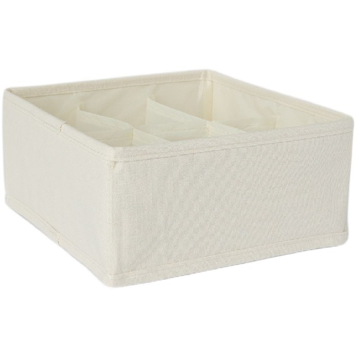 bathrooms/bathroom-storage-shelving/coincasa-6-compartment-drawer-organizer-white