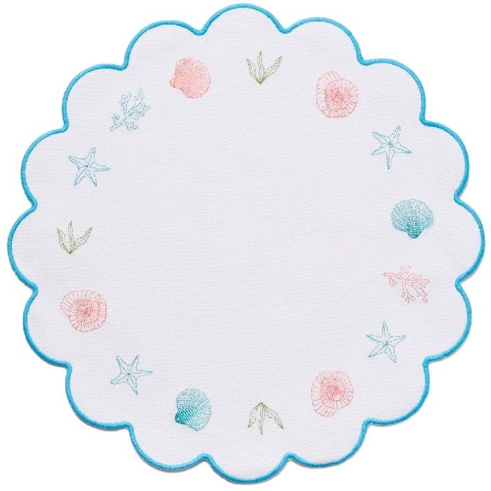 tableware/placemats-coasters-trivets/coincasa-striped-cotton-placemat-with-fish-embroidery-6812895