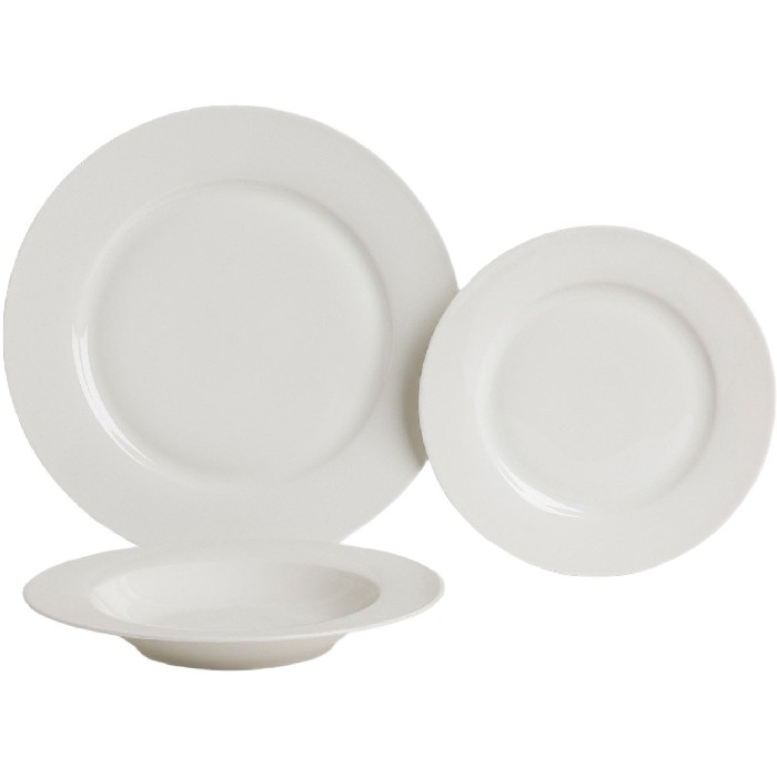 tableware/plates-bowls/coincasa-18-piece-new-bone-china-falda-dishes-white