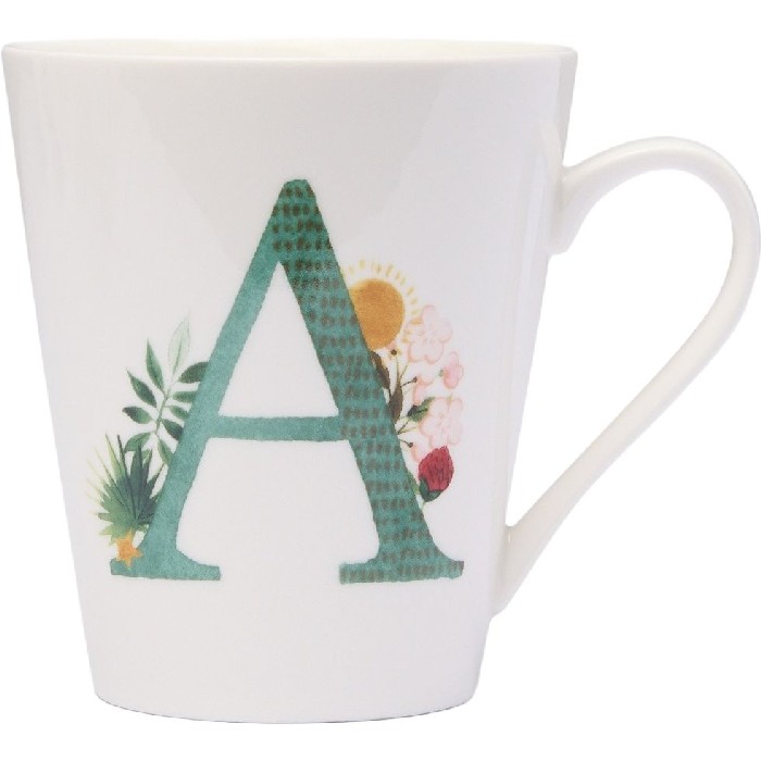 tableware/mugs-cups/coincasa-new-bone-china-mug-letter-a