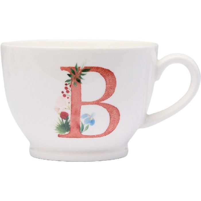 tableware/mugs-cups/coincasa-new-bone-china-breakfast-mug-letter-b