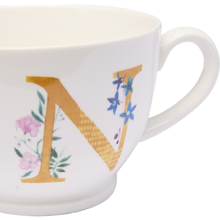 tableware/mugs-cups/coincasa-new-bone-china-breakfast-mug-letter-n