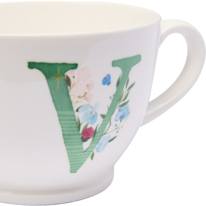 tableware/mugs-cups/coincasa-new-bone-china-breakfast-mug-letter-v