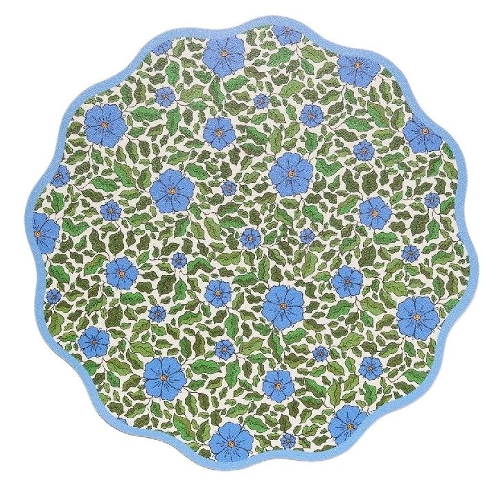 tableware/placemats-coasters-trivets/coincasa-plastic-placemat-with-floral-motif-6813557