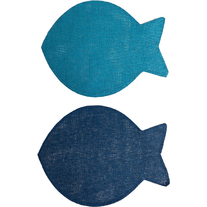tableware/placemats-coasters-trivets/coincasa-fish-pattern-paper-placemats