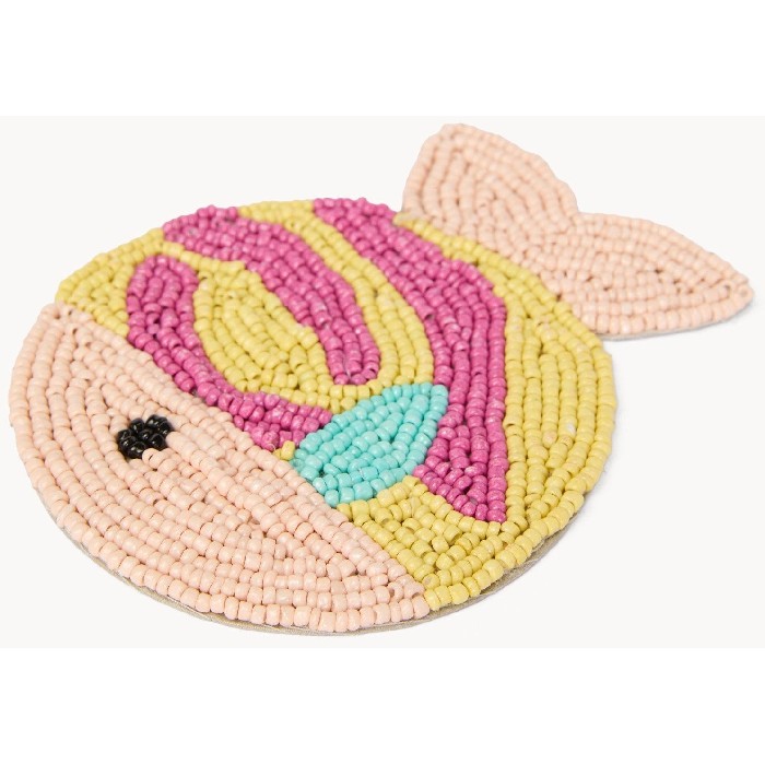 tableware/placemats-coasters-trivets/coincasa-set-of-4-handmade-glass-beaded-coasters-6813622