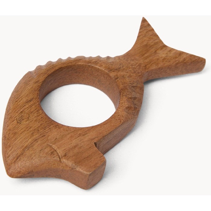 tableware/miscellaneous-tableware/coincasa-mango-wood-napkin-ring-with-fish-motif-6813653