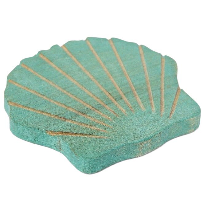 tableware/placemats-coasters-trivets/coincasa-set-of-4-fan-shaped-wooden-coasters-6813654