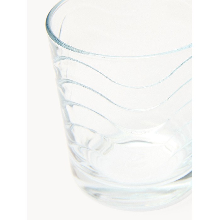 tableware/glassware/coincasa-set-of-6-luzia-glass-tumblers-transparent