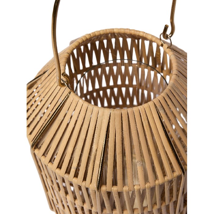 home-decor/candle-holders-lanterns/coincasa-rattan-lantern-with-metal-frame-6813988
