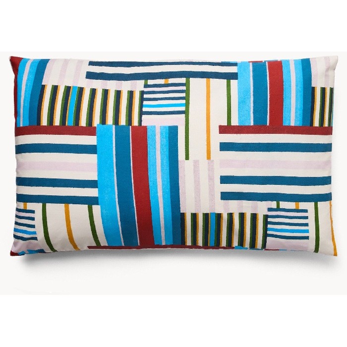 home-textiles/bedspreads-duvets-quilts/coincasa-striped-cotton-percale-pillowcase-6814104