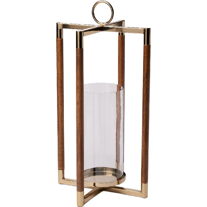 home-decor/candle-holders-lanterns/coincasa-lantern-with-windbreak-brown-6814389