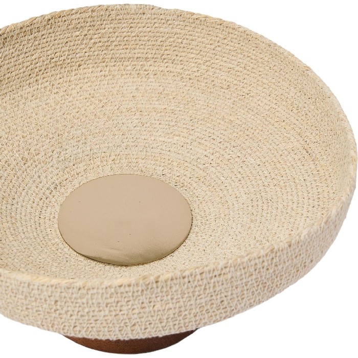 tableware/centrepieces-fruit-bowls/coincasa-seagrass-and-mango-wood-centrepiece-beige-6814400
